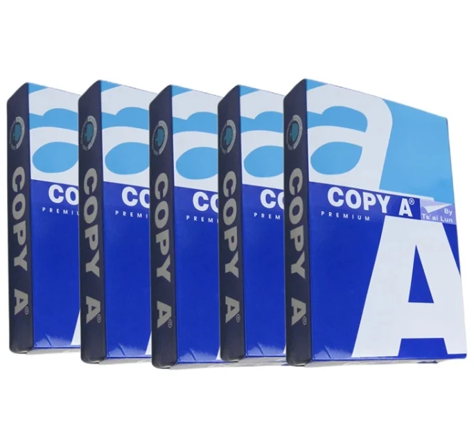 The best quality Copy A White 100% Wood Pulp 70 75 80 Gsm Office Recycled Printer Offset A4 Good Price Copy Paper