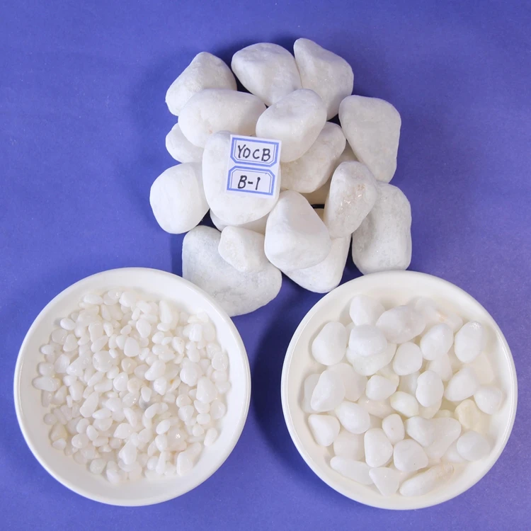 Yellow landscaping stone pebbles 2024  hot sale