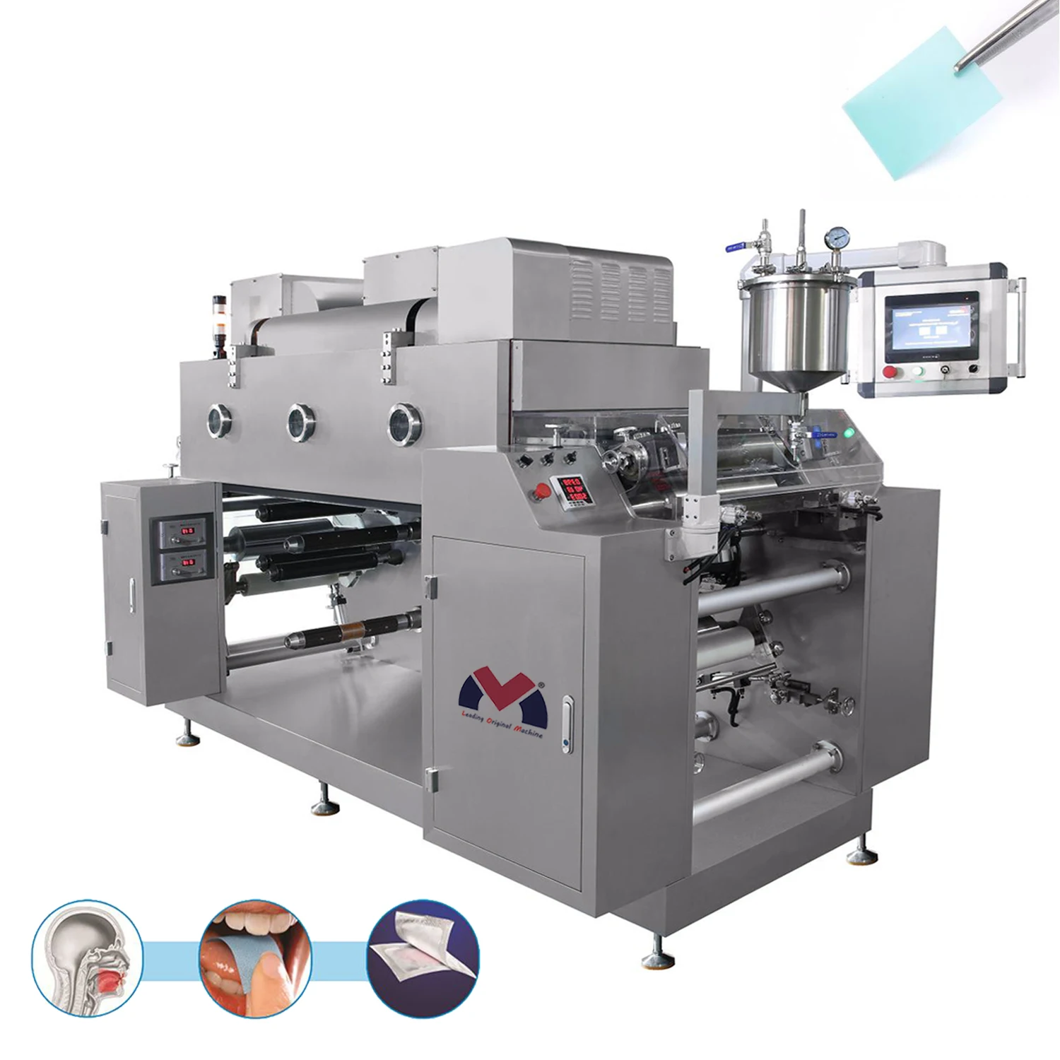 High quality strip oral dissolving film fresh breath paper edible strips oral film making machine