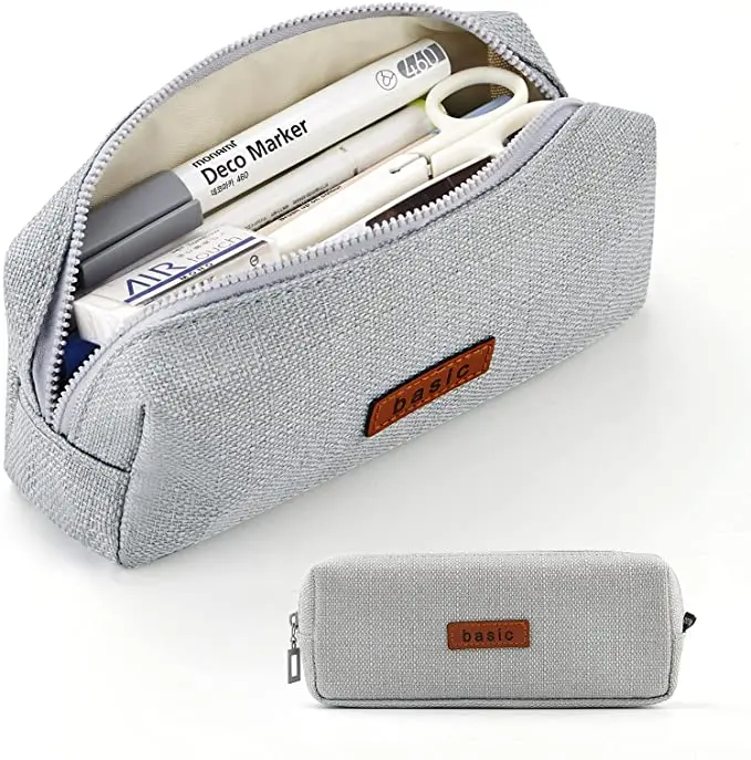 Small Pencil Case Student Pencil Pouch Coin Pouch Office Stationery Organizer for Teen School