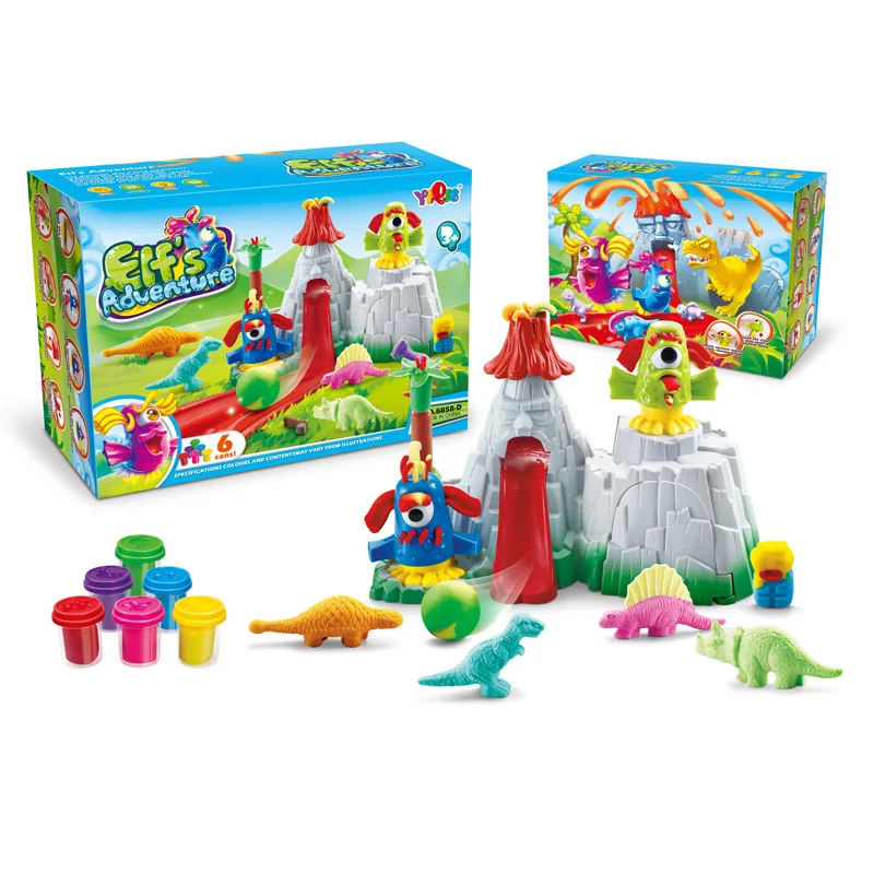 Лидер продаж Amazon, новый выпуск, набор игрушек ручной работы из пластилина, печенье, конфеты, мороженое, монстр, грязь, обучающие игрушки для детей