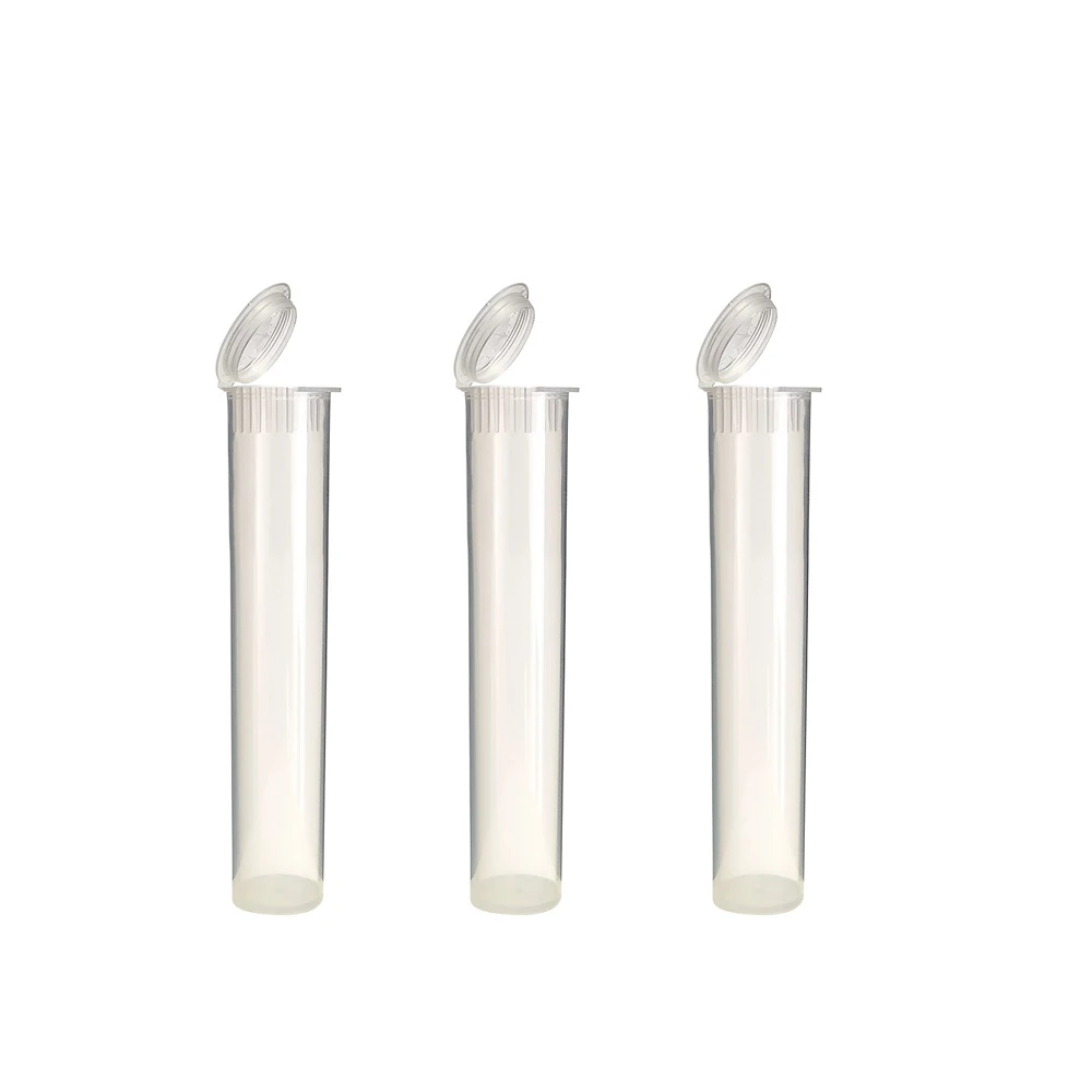 plastic vial with hinged lid child resistant tube