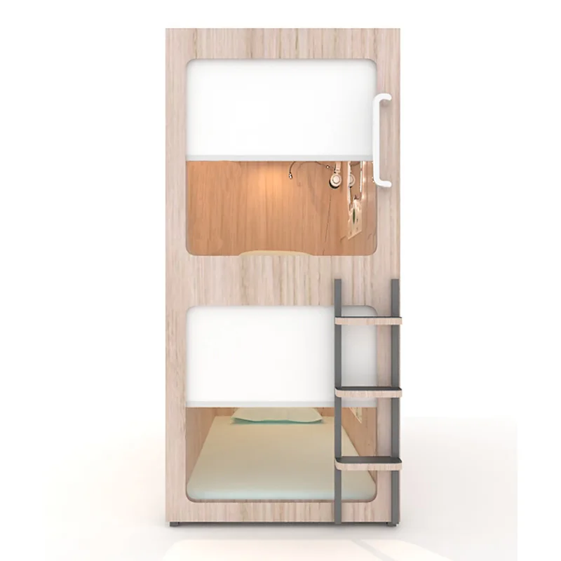 single vertical capsule hotel pod bed frame In Hotel Beds