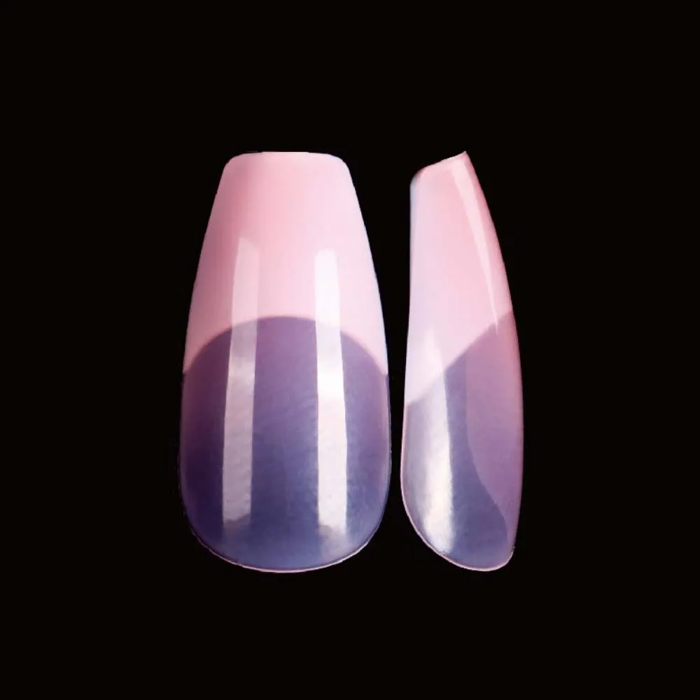 Acrylic Color French Nail Tips Profession 2024 Half Cover Ultra-fit High Quality French Manicure Kit Press On Nails For Home Use