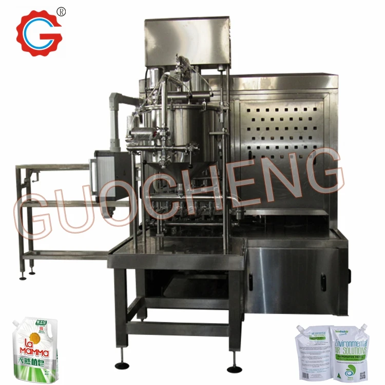 Automatic Spout Pouch Filling Packing Machine Chemical Liquid Filling Machine