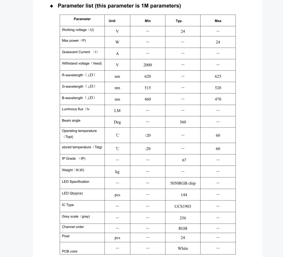 360 led tube stage 0.5m event lighting dj party decoration indoor outdoor lights