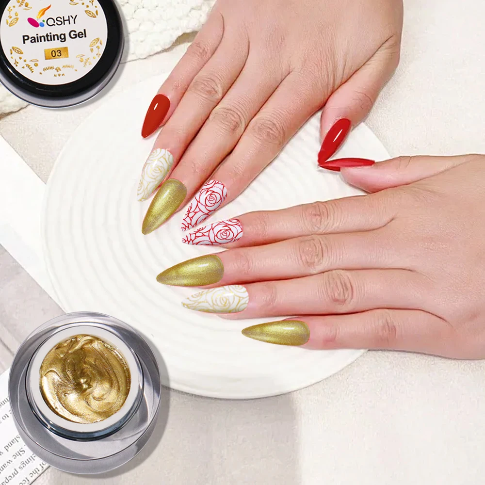 Painting Gel Professional Nail Paint Gel 10ml High Quality Private Label UV Nail Art Drawing Painting Gel