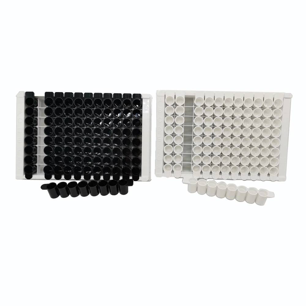 Professional Medical Manufacturer Removable Detachable 8-strip Tube 96 Well Elisa Plate