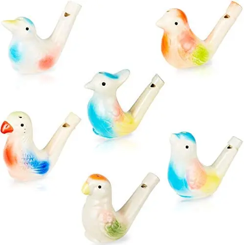 Promotional Gift 2022 New children Toys Safety Customized Clay Ceramic Bird Whistle