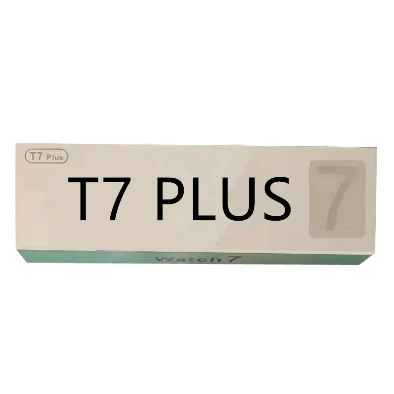 Hot selling T7Plus Smart Watch 1.75Inch Full Touch Blood Oxygen Heart Rate IP67 Waterproof Fitness Tracker Smartwatch T7 Plus