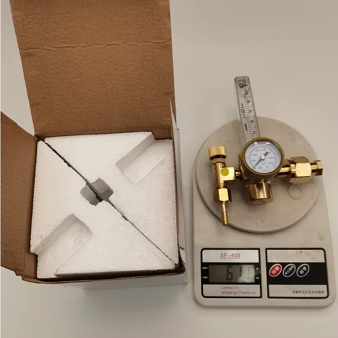 CO2  Regulator Full Copper Flowmeter Mig Welding Gas Regulator Valves for Mig Tig Welder