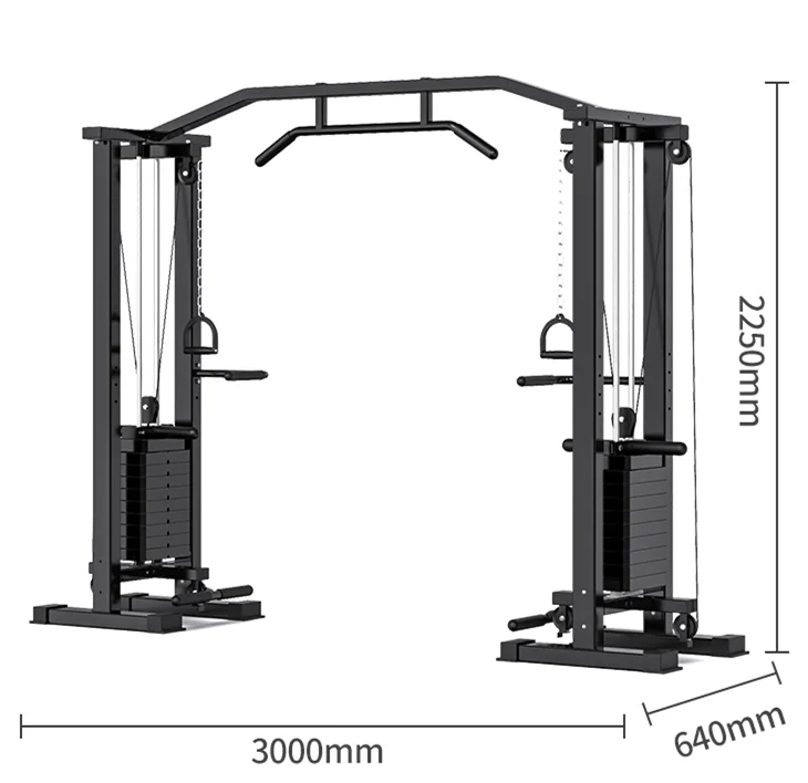 commercial Gym Equipment Multi Functional 3d Smith Machine Power Trainer Cable crossover Machine