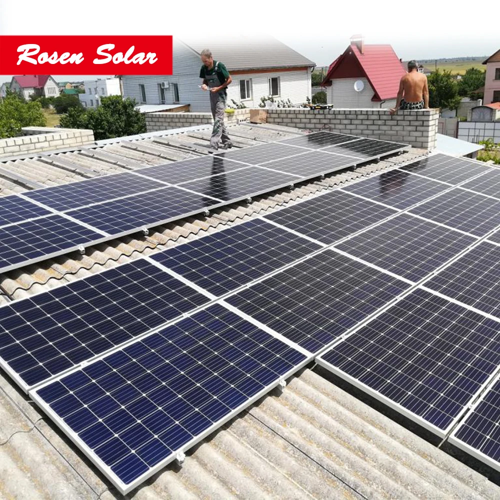 Solar Module System 10kw with lithium battery solar kit full complete design roof top solar system