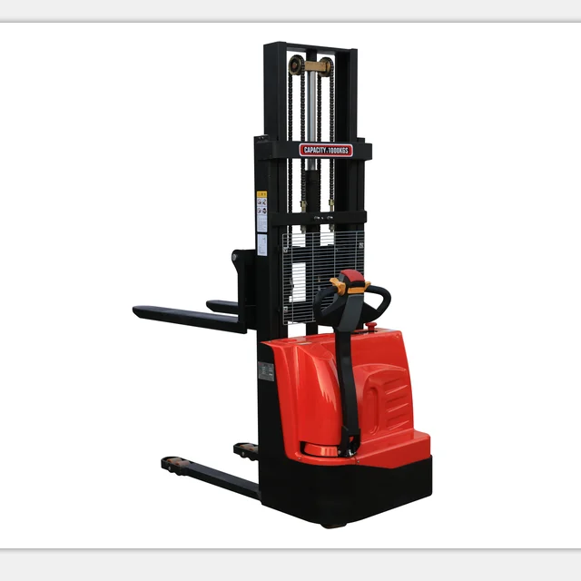 
electric walkie stacker forklift electric pallet stacker walking full electric stacker 2ton 