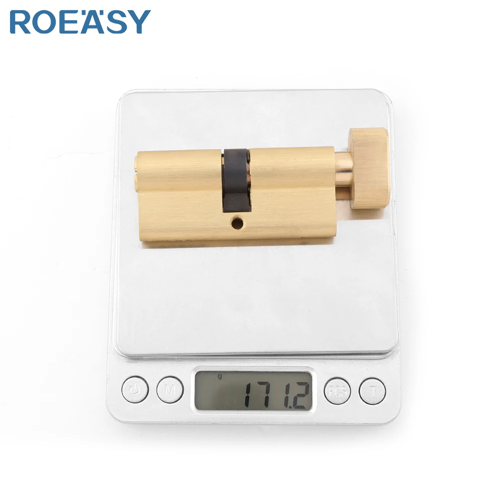 ROEASY 70mm Door Lock Cylinder With Emergency Bottom High Quality Safe Core Body for Smart