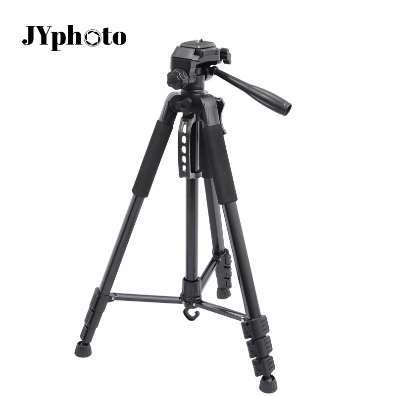 1.8m/71' JYC180   Camera Tripod with Carry Bag Lightweight Travel Aluminum Professional Tripod Stand With smooth 3-way pan head