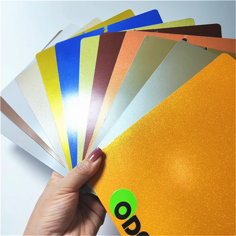 Manufacturer  Electrostatic Metallic Finished Gold Color Powder Coatings Paint