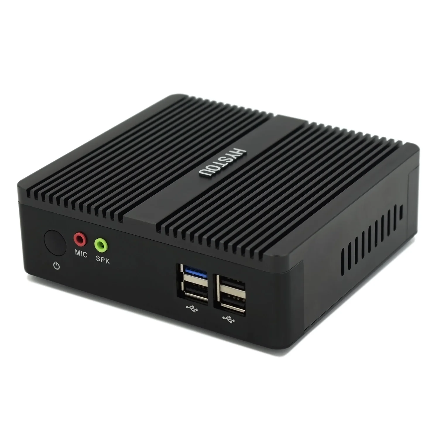 HYSTOU Micro PC Quad Core Intel Celeron J1900 Win 10 Linux 4 USB Support 4K Dual Display Fanless Industrial Mini Desktop PC