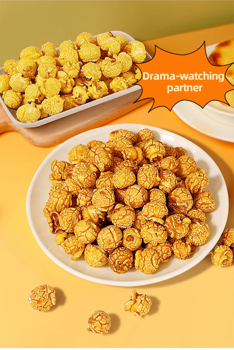 Custom taste OEM 3 flavors popcorn asian snacks wholesale supplier American spherical popcorn bulk popcorn120g/Popcorn