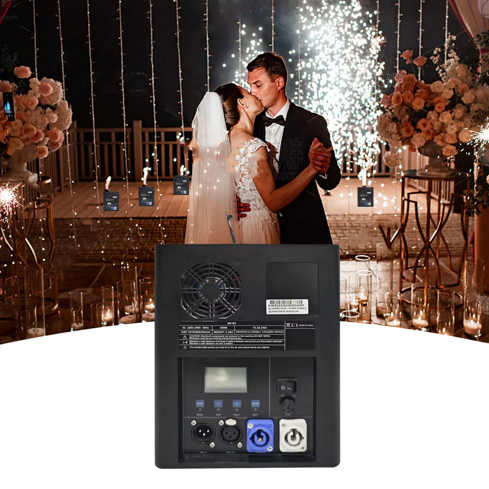 Reliable dj spark machine maquina de chispas frias cold sparks fountain machine