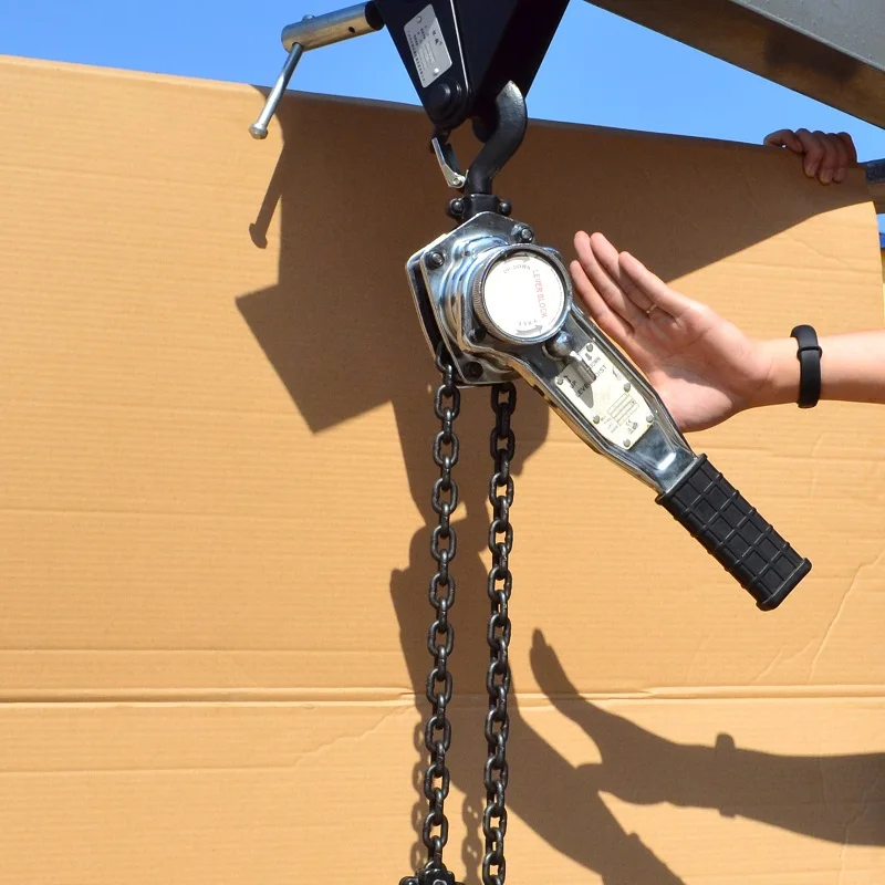 Lever block 0.75t, 1.5t ,3t ,6t ,9t Lift 1.5m 3m G80 chain