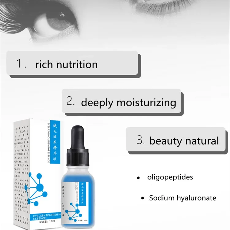 Custom Private Label Eyelashes Eyebrows Hair Growth Essential Oil Refined  Oil Organic Eyelash Enhancer Eyelash Growth Oil