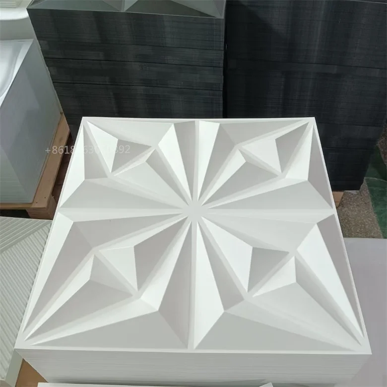 Manufacturer 3D Wall wallpaper decorative PVC 3D Wall Panels removable 3d plastic wall panel