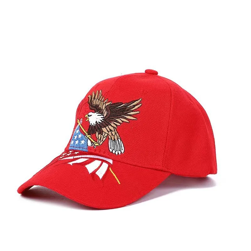 2024 New style of baseball caps outdoor adjustable sport golf hats with embroidery eagle for men snapback hat