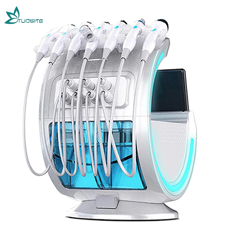 New 7 In 1 Facial Oxygenated Machine H2o2 Jet Peel Hydra Oxygen Jet Facial Machine
