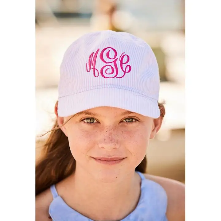 Регулируемая детская бейсбольная Кепка от солнца с монограммой на складе в США, DMA6037