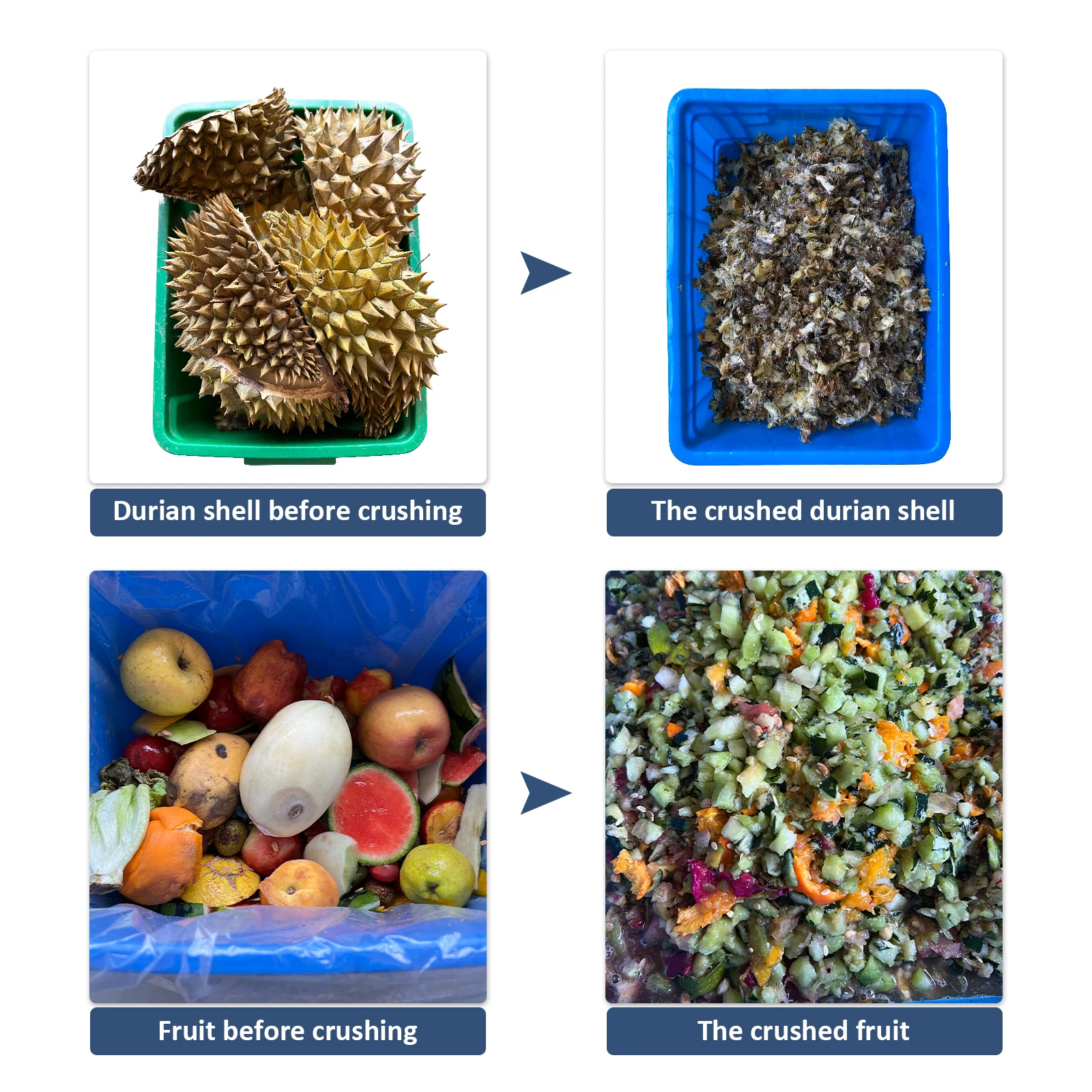 AiFilter 1750W Electric Stainless Steel Kitchen Food Waste Shredder Huge Capacity Garbage Disposer Grinder Machine Household Use