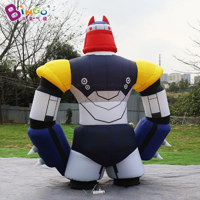 Bingo Life Size Inflatable Mscot Robot Costume Air Robot Cartoon Character Toys Giant Inflatable Robot For Advertising