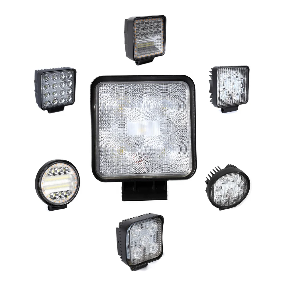 New offroad automotive waterproof spot flood driving worklight 12 volt 4inch 15W led work lights for boat car truck