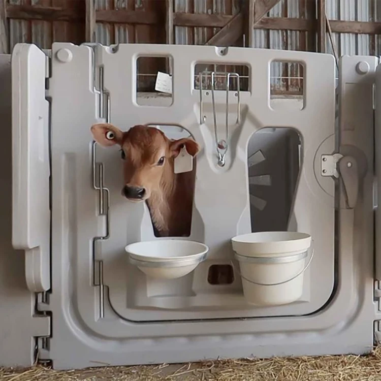 Livestock Plastic Grade Heavy --Duty Round Swing Young Cow  House Calf Pen