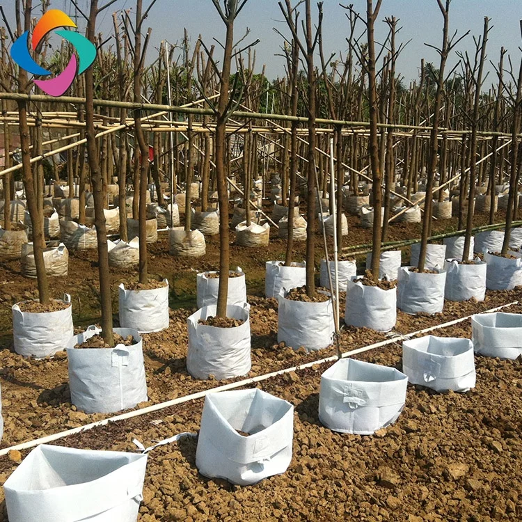 Garden geotextile non woven fabric pot tree planting grow bags manufacturer