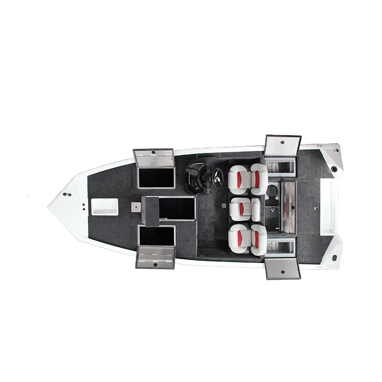 5.18 Meter 3-Seater Small Fishing Boat Welded Aluminum Cabin Cruiser Fishing Boat