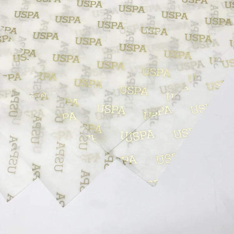 wrapping tissue paper for clothing clothes packaging with custom logo