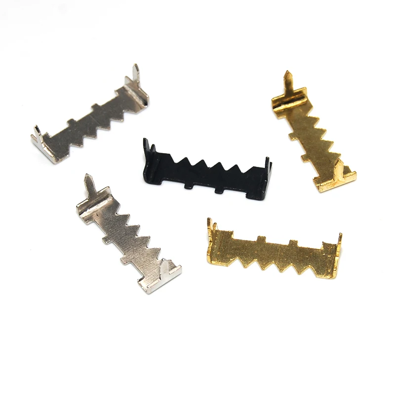 Wholesale nails straight bodies double -sided hook 25mm Sawtooth Hanger BLACK