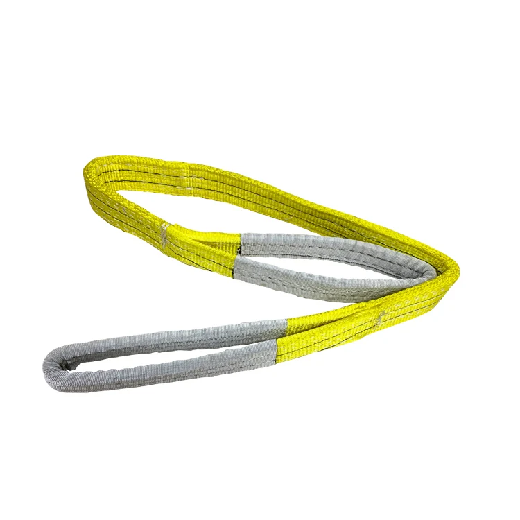 Customized Working Load 2T Width 60mm Length 2m Color Green polyester webbing sling