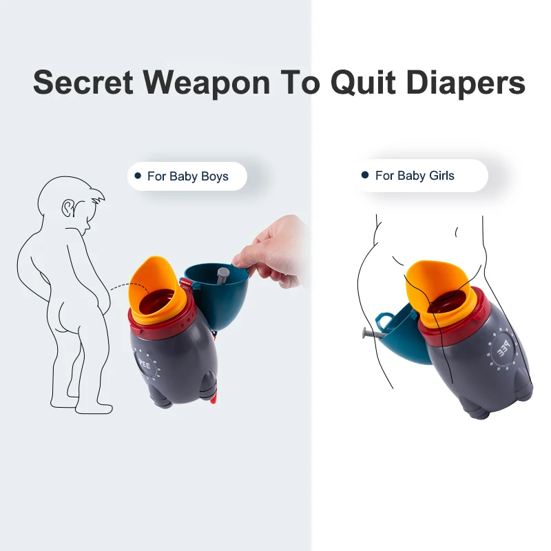 Hot Selling Wholesale Travel Baby Urinal Kids Urinal Leakproof Toilet For Boys Portable Car Camping Toilet