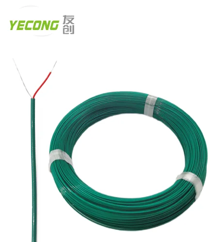 thermocouple wire type k green of thermocouple insulated cable compensation wire cable pfa insulated kapton thermocouple wire