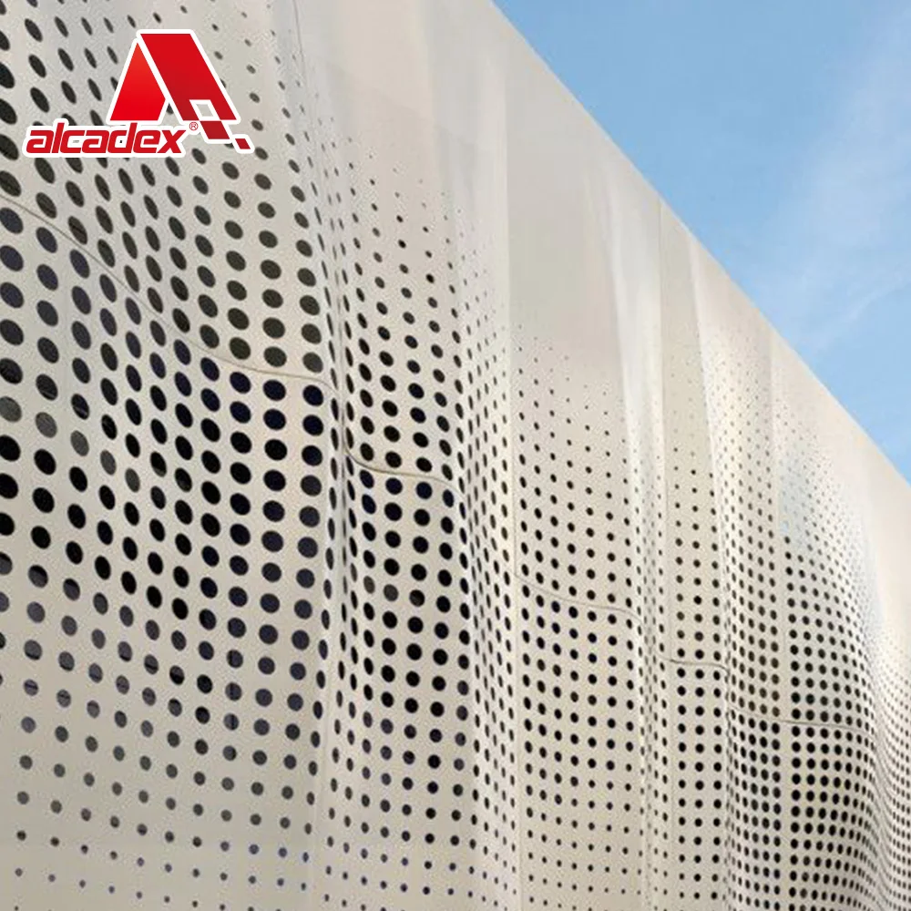 Customized 3D Pattern High Quality Aluminum Facade Panel Wall Cladding Exterior Building Decorative Solid Aluminium Panels