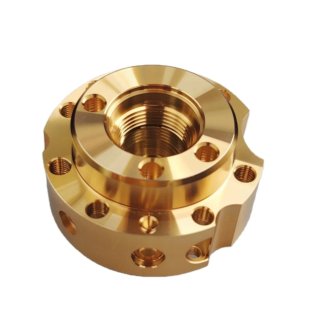 Wholesale Precision Turned Mechanical Milling Spare Custom Turning Beryllium Copper Brass CNC Machining Parts