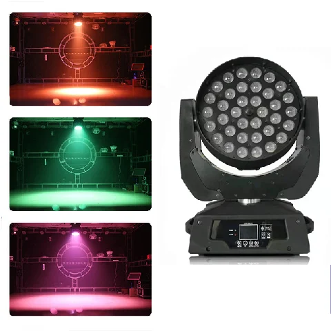 36x10w led moving head light rgbw zoom wash 4in1 xwatt