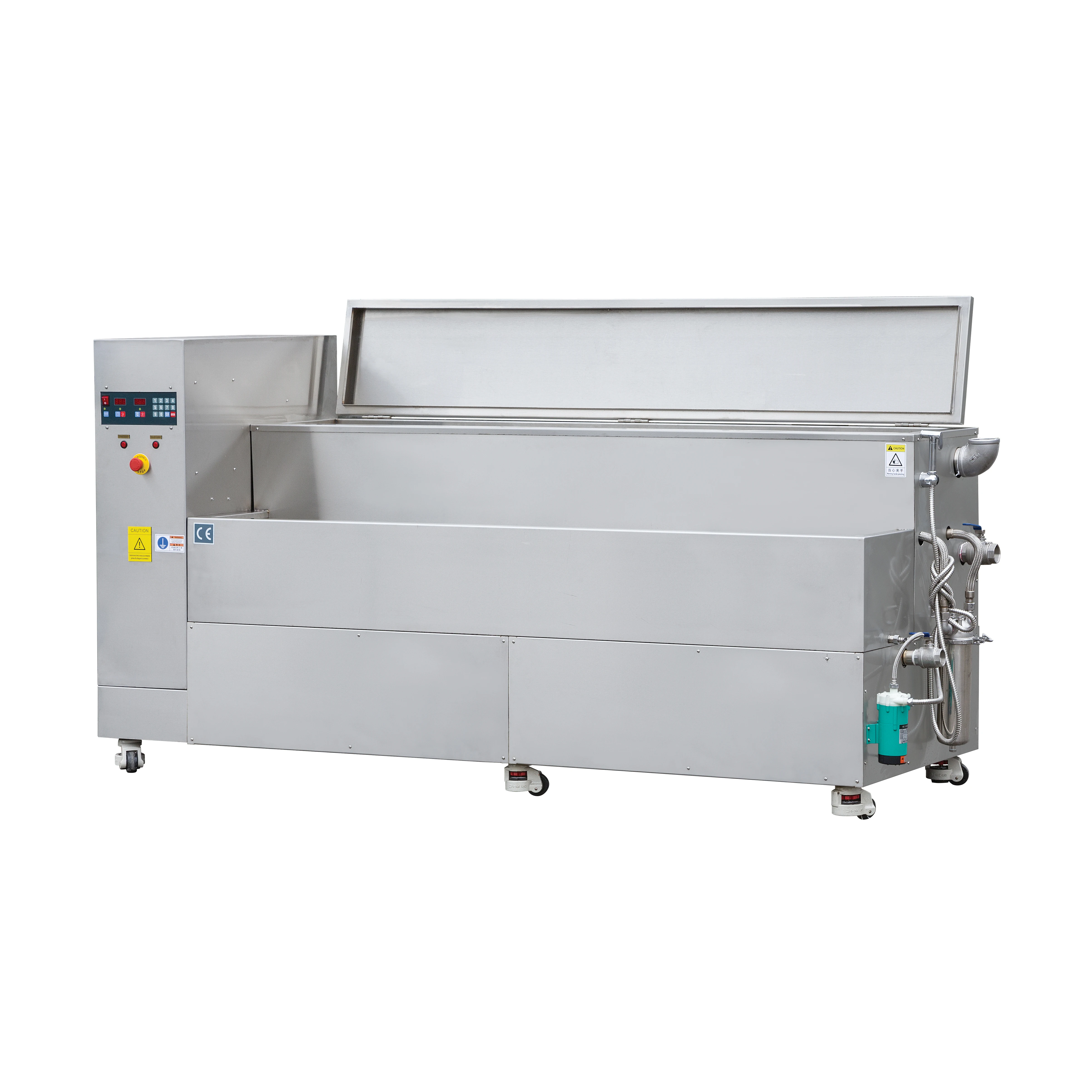 HJSC-2000 double tank jumbol long length anilox gravure roller printing ultrasonic cleaning and washing machine