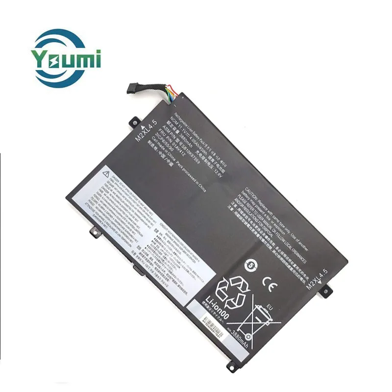 notebook battery laptop battery 01AV413 01AV411 01AV412 for Lenovo ThinkPad E470 E470C E475 battery 11.1V 45WH