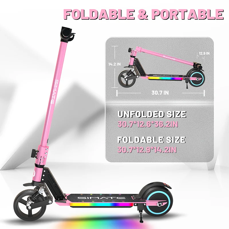 Wholesale 130W Children Electric Scooter Kids Two Wheels Electric Brake Scooter For Kid