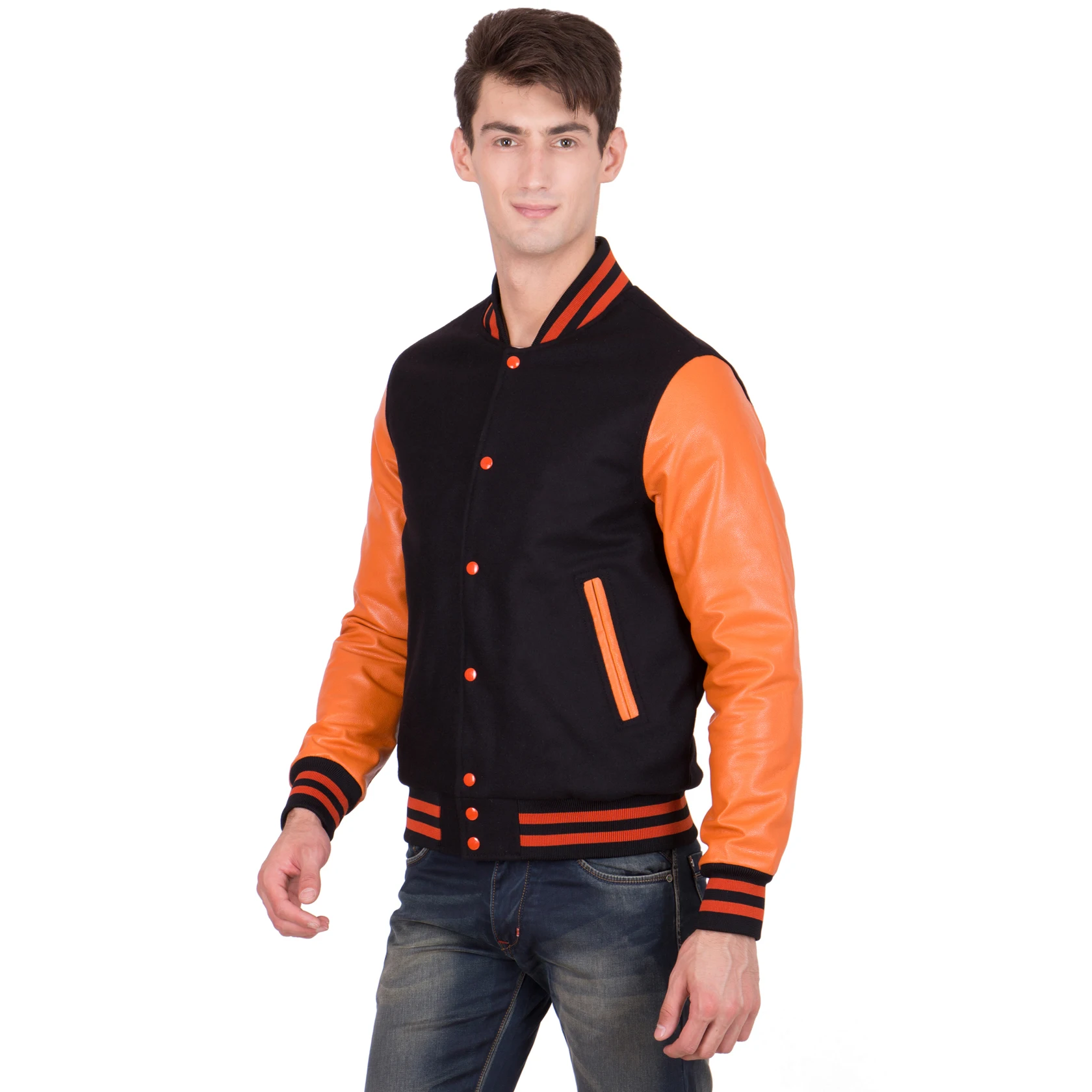 dd50 Cheap Price Wholesale Customized High Quality Men Varsity Jacket With Full Sleeves