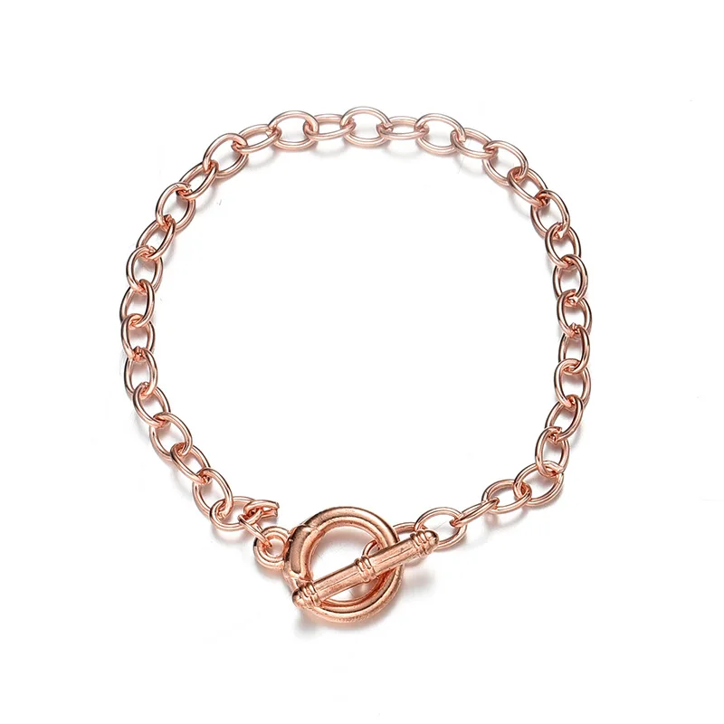 Fashion Diy Graceful Personality Jewelry Popular O-shaped Chain Ot Buckle Bracelet Women Bracelet Wholesale