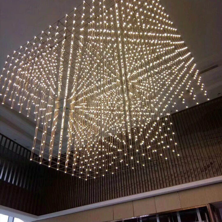 nordic chandelier lighting big project pendant chandelier frame structure design lamp light for building sales center